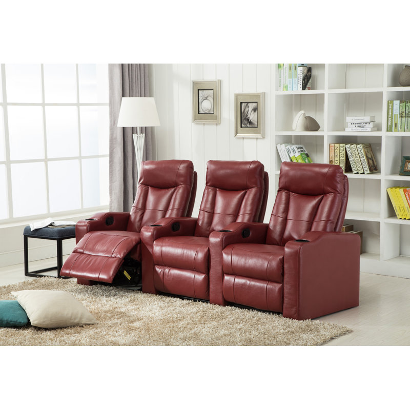 Ebern Designs Home Theater Row Seating (Row of 3) & Reviews Wayfair